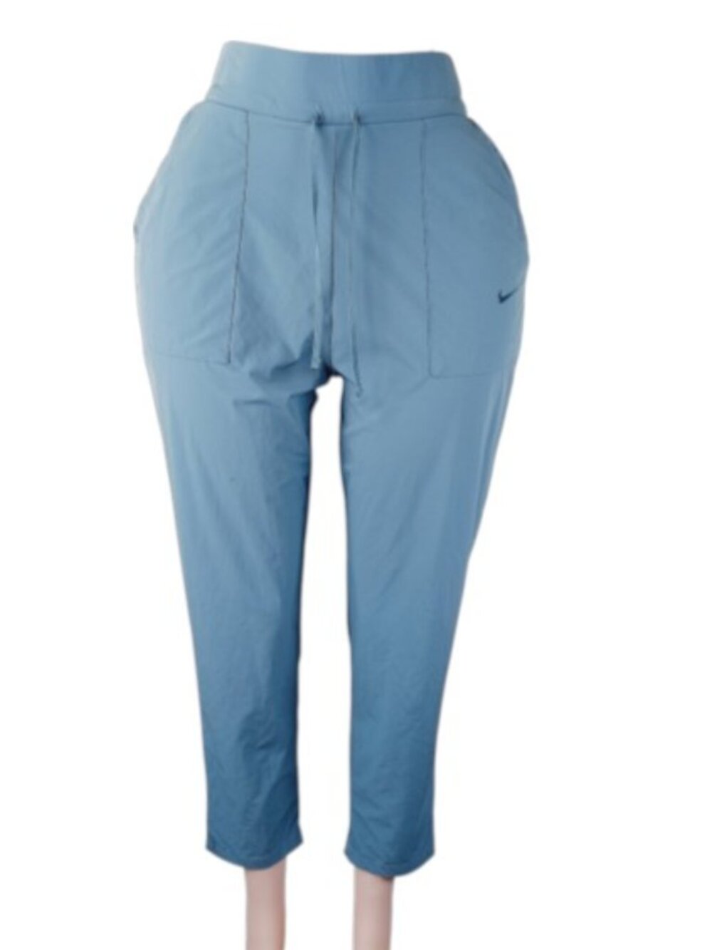 Nike Women's Metal Blue Bliss Luxe Women's 7/8 Training Track Pants Size L